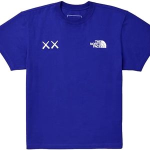 TNF X KAWS Short Sleeve Tee Bolt Blue